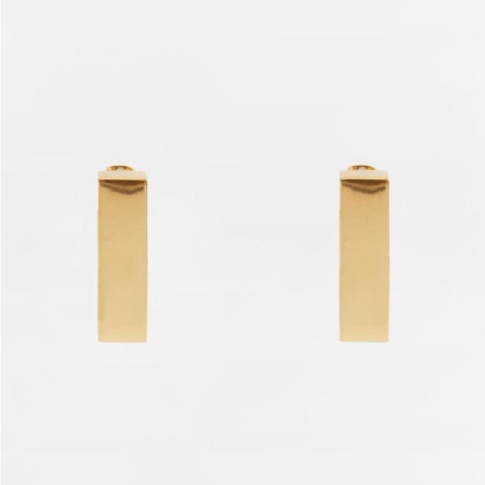 Zara Rectangular Earrings - Picture 2 of 3